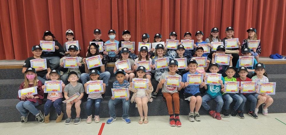 Creekview Elementary Gold Coyote awards 