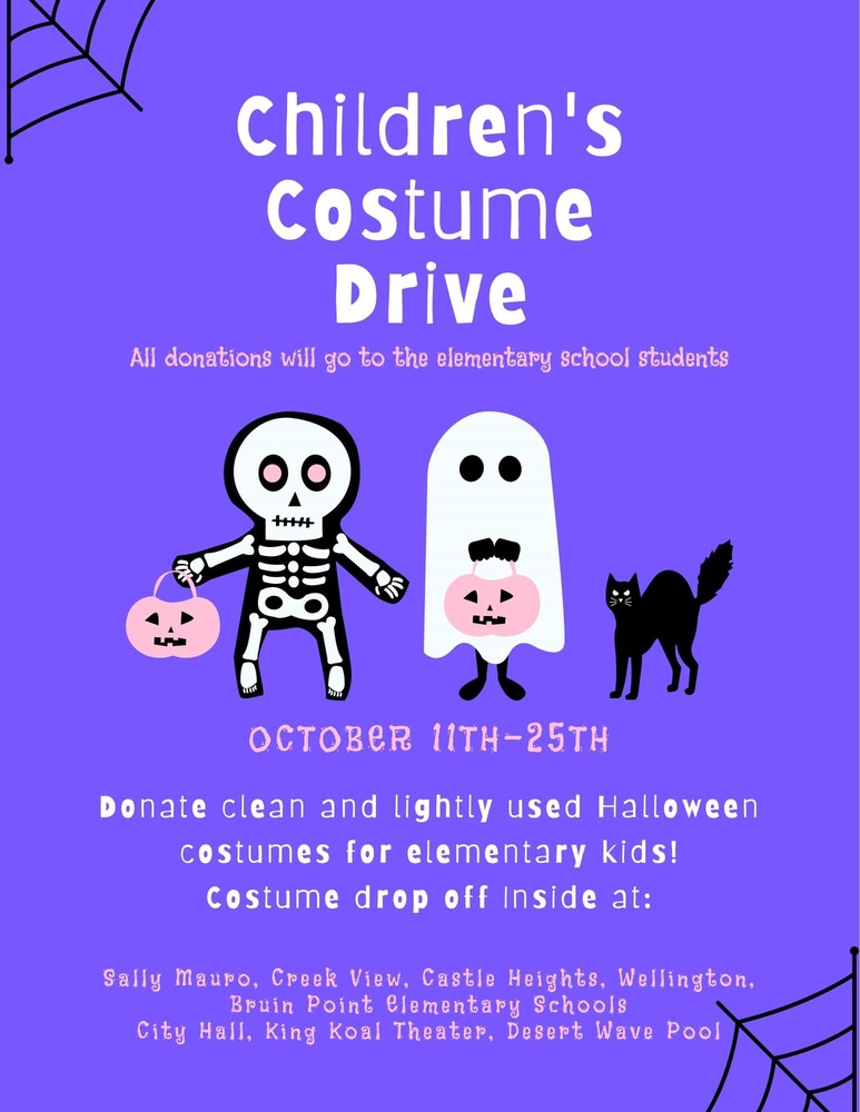 Children's Costume Drive