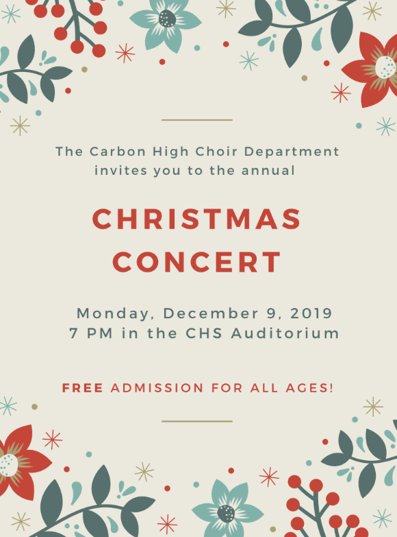 CHS Choir Christmas Concert