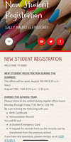 New Student Registration