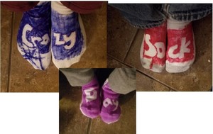Carbon Teachers Participate in State-Wide Crazy Sock Day