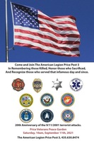 Information on a ceremony to commemorate the 20th Anniversary of 9/11
