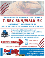 T-REX RUN/WALK 5K