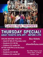 EXTRA! EXTRA! Thursday Special on "Newsies" Tickets!