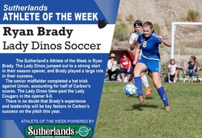 RYAN BRADY NAMED SUTHERLANDS' ATHLETE OF THE WEEK