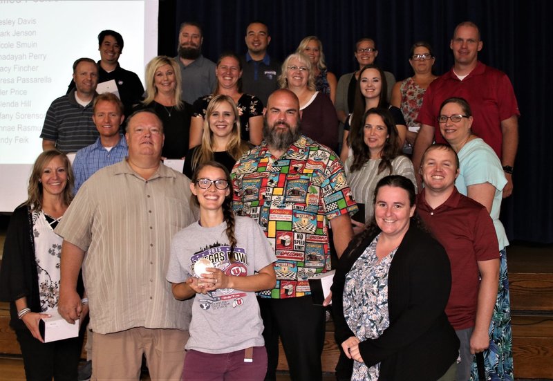 Teachers starting their fourth year with Carbon School District include Rebecca Moon, DeAnn Price, Hollie Hammaker, Hunter King, Jacob Atwood, Jacob Ingalls, Jamie Howa, Jenilee Dart, Justin Wilde, Kyle Hansen, Landon Fehlberg, Lesley Davis, Mark Jenson, Nicole Smuin, Shadayah Perry, Stacy Fincher, Teresa Passarella, Tyler Price, Volenda Hill, Tiffany Sorenson, Lynnae Rasmussen, Cassie Bailey and Brandon Stephens (not Pictured).