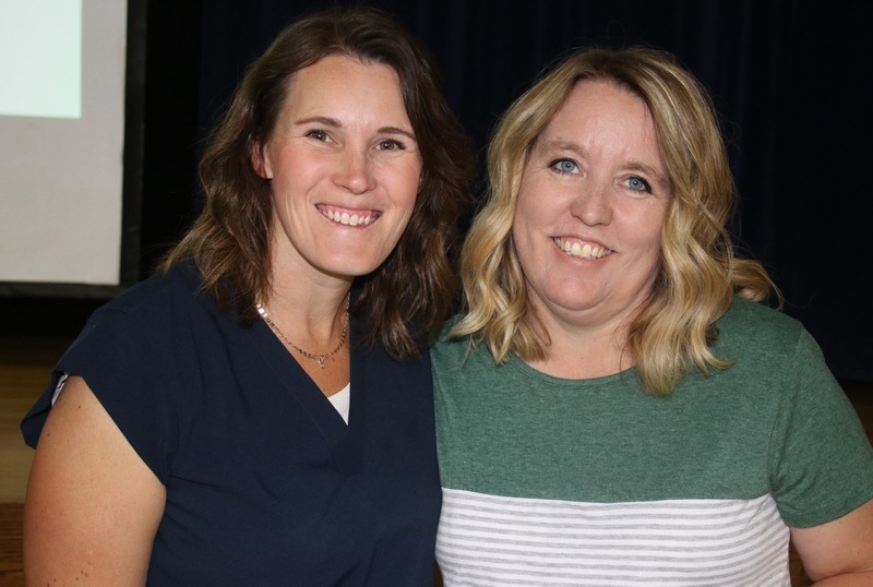 Teachers starting their 10th year included Tamara Blackburn and Tina Frame.